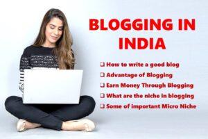 Blogging in india