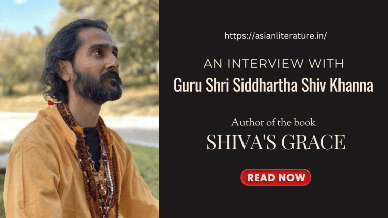author interview Siddharth Shiv Khanna